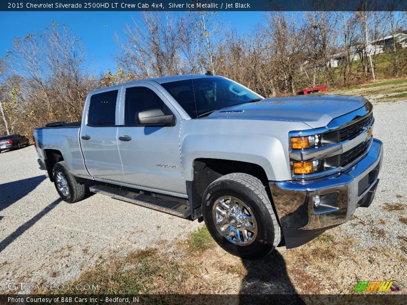 Silver Ice Metallic / Jet Black 2015 Chevrolet Silverado 2500HD LT Crew Cab 4x4