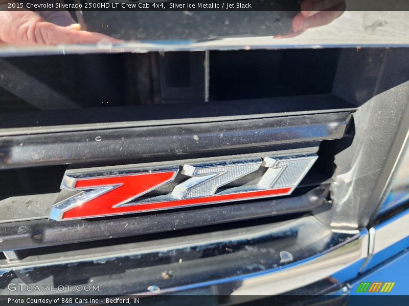 Silver Ice Metallic / Jet Black 2015 Chevrolet Silverado 2500HD LT Crew Cab 4x4