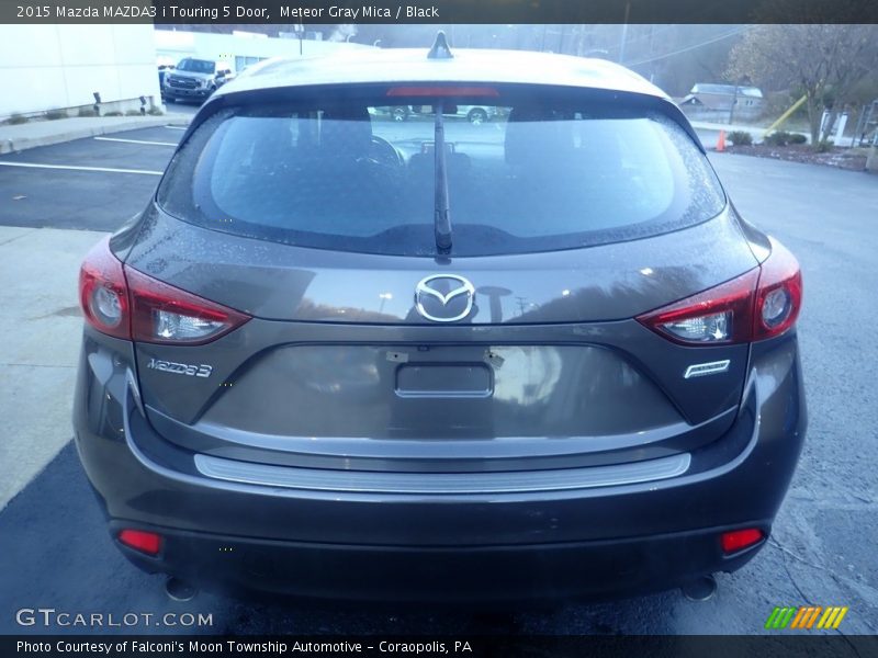 Meteor Gray Mica / Black 2015 Mazda MAZDA3 i Touring 5 Door