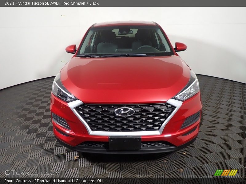 Red Crimson / Black 2021 Hyundai Tucson SE AWD