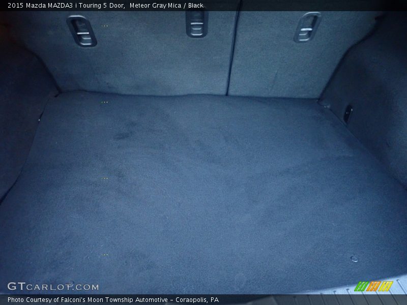 Meteor Gray Mica / Black 2015 Mazda MAZDA3 i Touring 5 Door