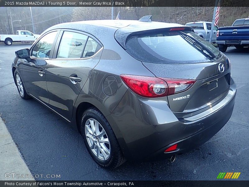 Meteor Gray Mica / Black 2015 Mazda MAZDA3 i Touring 5 Door