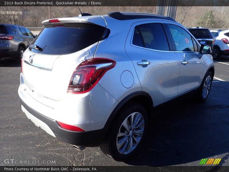 Quicksilver Metallic / Ebony 2019 Buick Encore Preferred