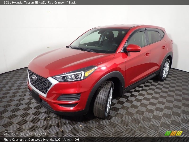 Red Crimson / Black 2021 Hyundai Tucson SE AWD