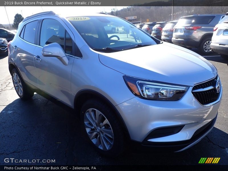 Quicksilver Metallic / Ebony 2019 Buick Encore Preferred