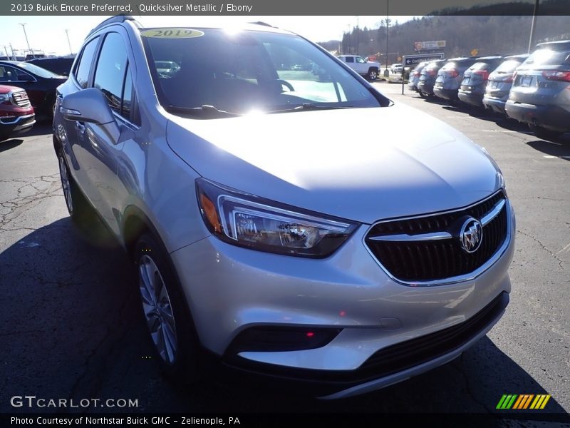 Quicksilver Metallic / Ebony 2019 Buick Encore Preferred