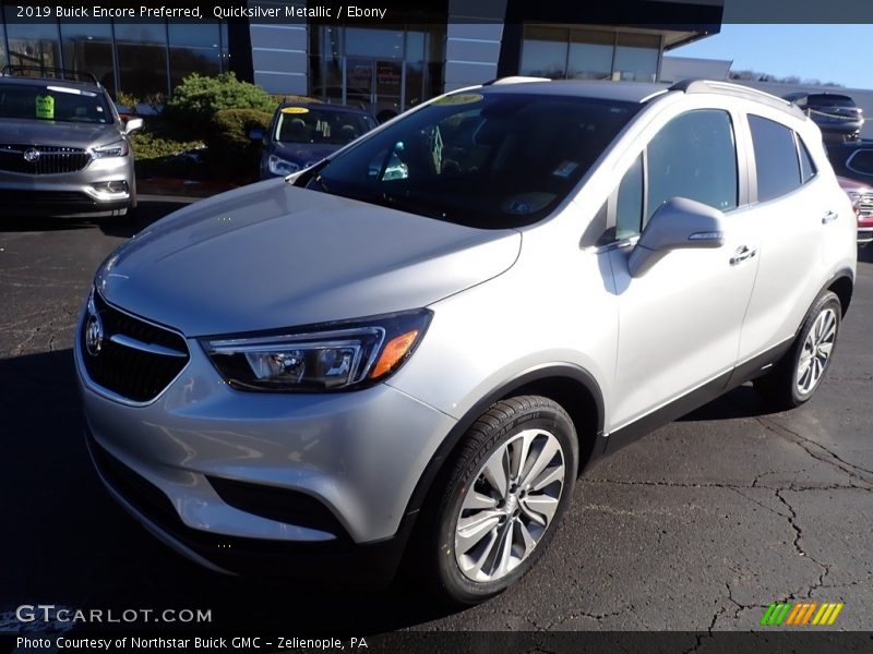 Quicksilver Metallic / Ebony 2019 Buick Encore Preferred