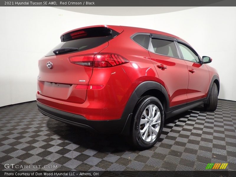 Red Crimson / Black 2021 Hyundai Tucson SE AWD