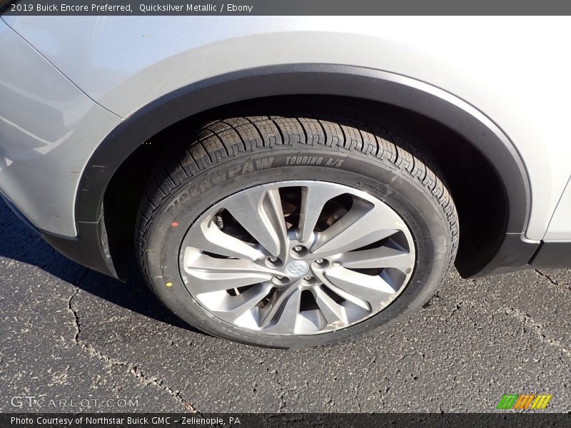 Quicksilver Metallic / Ebony 2019 Buick Encore Preferred