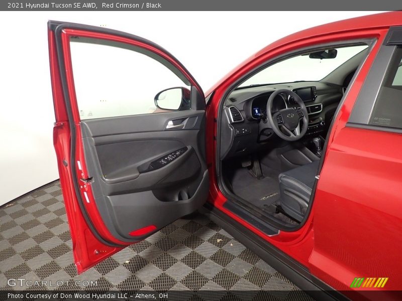 Red Crimson / Black 2021 Hyundai Tucson SE AWD