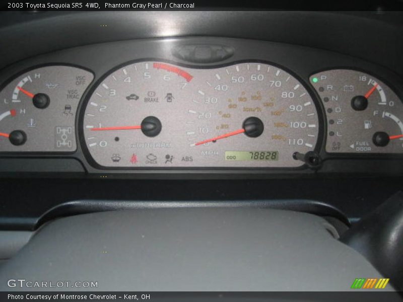 Phantom Gray Pearl / Charcoal 2003 Toyota Sequoia SR5 4WD