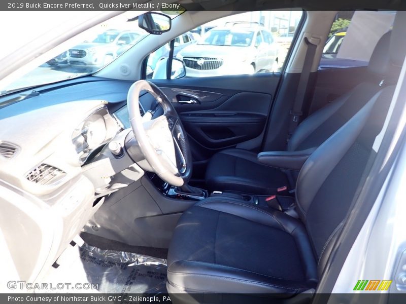 Quicksilver Metallic / Ebony 2019 Buick Encore Preferred