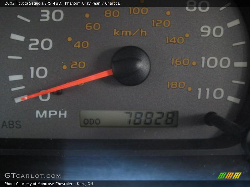 Phantom Gray Pearl / Charcoal 2003 Toyota Sequoia SR5 4WD