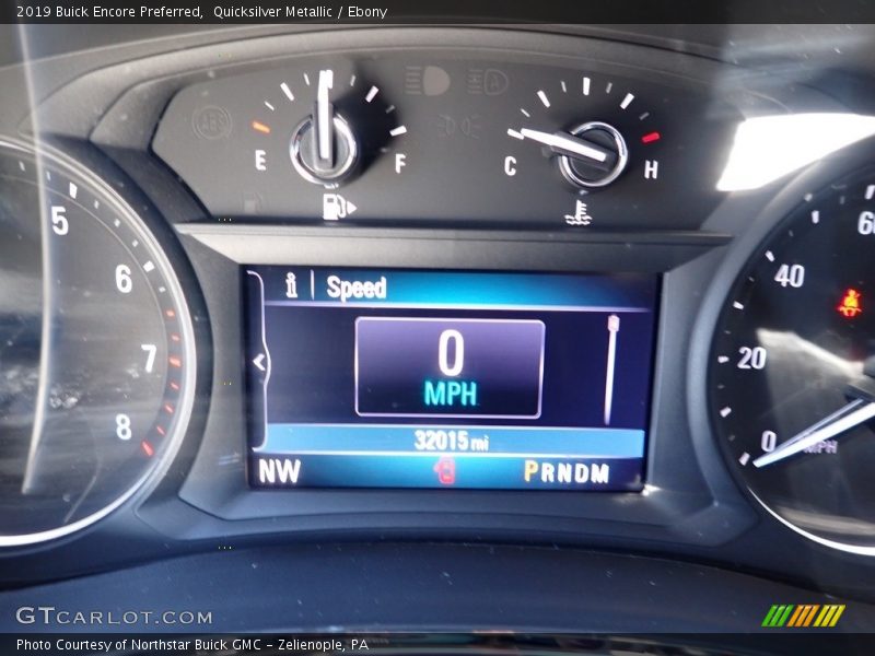 Quicksilver Metallic / Ebony 2019 Buick Encore Preferred