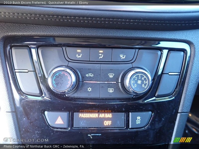 Quicksilver Metallic / Ebony 2019 Buick Encore Preferred