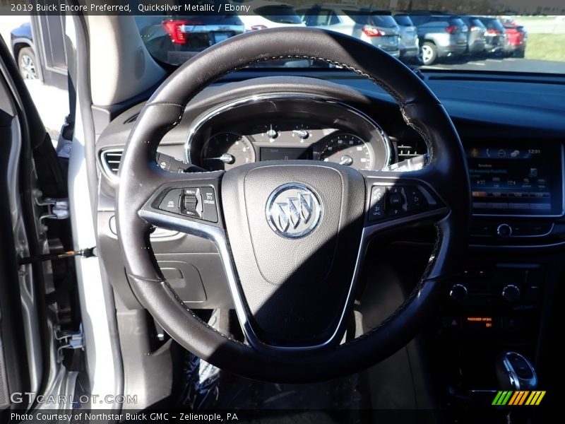 Quicksilver Metallic / Ebony 2019 Buick Encore Preferred