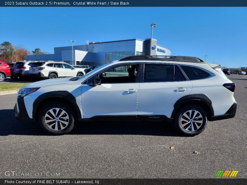 Crystal White Pearl / Slate Black 2023 Subaru Outback 2.5i Premium