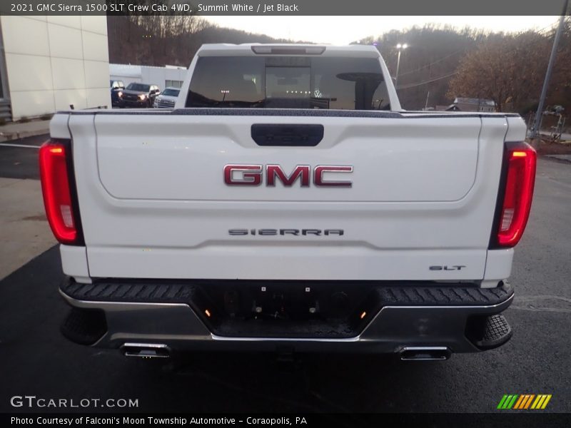 Summit White / Jet Black 2021 GMC Sierra 1500 SLT Crew Cab 4WD