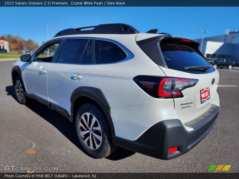 Crystal White Pearl / Slate Black 2023 Subaru Outback 2.5i Premium