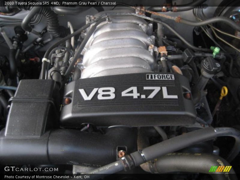Phantom Gray Pearl / Charcoal 2003 Toyota Sequoia SR5 4WD