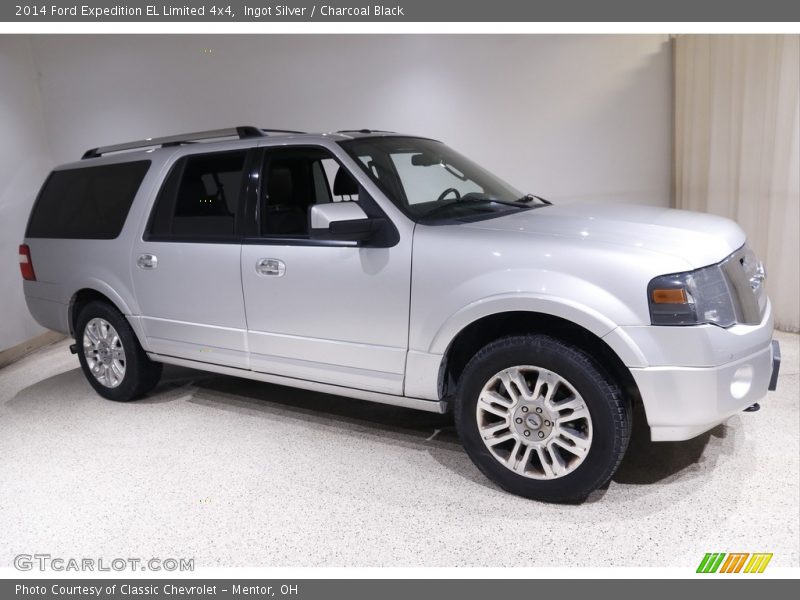 Ingot Silver / Charcoal Black 2014 Ford Expedition EL Limited 4x4