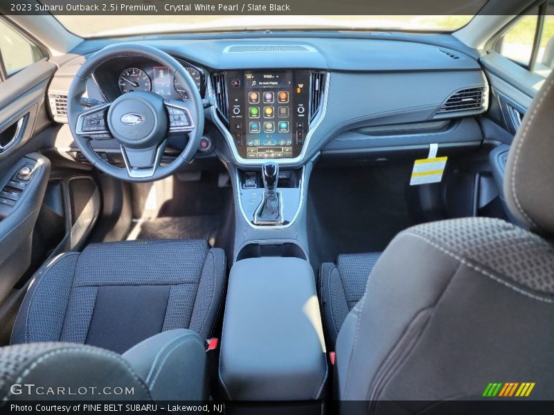 Crystal White Pearl / Slate Black 2023 Subaru Outback 2.5i Premium