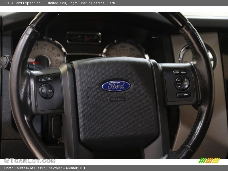 Ingot Silver / Charcoal Black 2014 Ford Expedition EL Limited 4x4