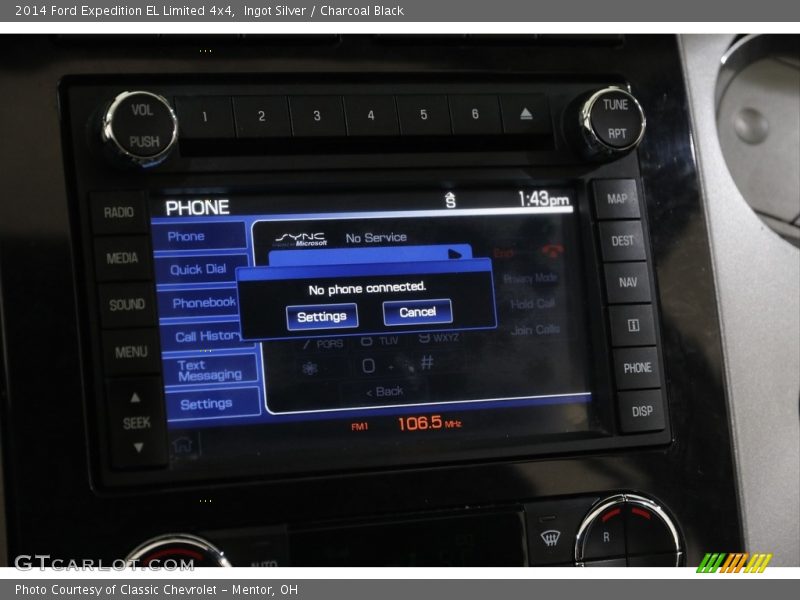 Ingot Silver / Charcoal Black 2014 Ford Expedition EL Limited 4x4