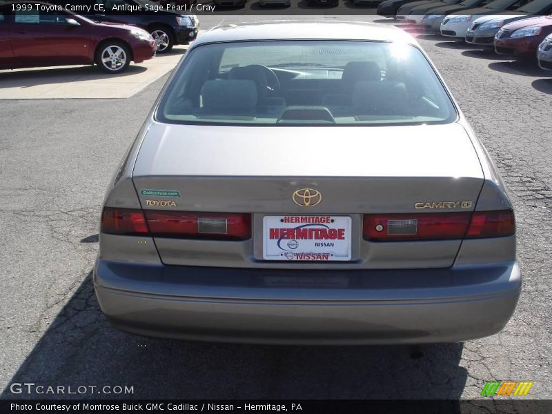 Antique Sage Pearl / Gray 1999 Toyota Camry CE