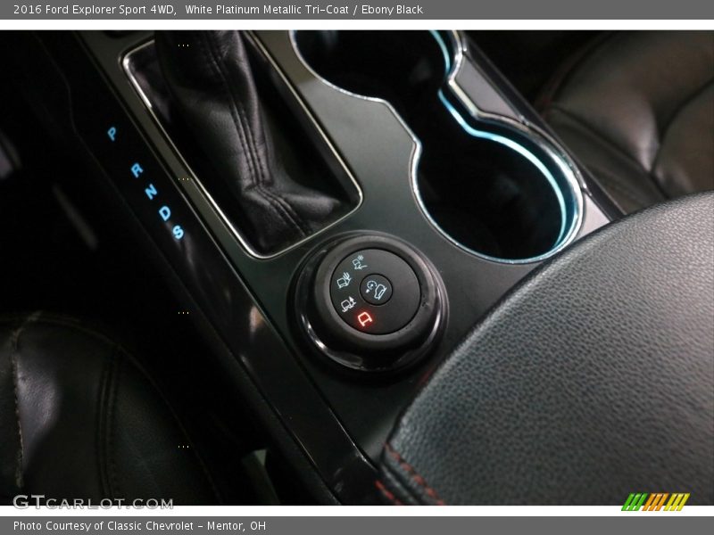 White Platinum Metallic Tri-Coat / Ebony Black 2016 Ford Explorer Sport 4WD