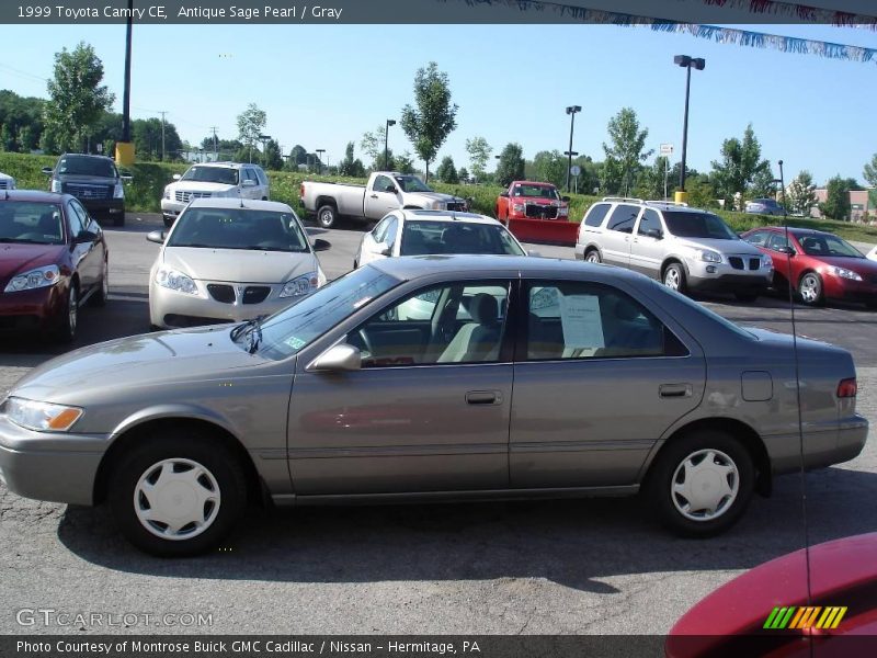 Antique Sage Pearl / Gray 1999 Toyota Camry CE