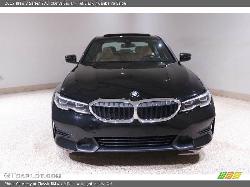 Jet Black / Canberra Beige 2019 BMW 3 Series 330i xDrive Sedan