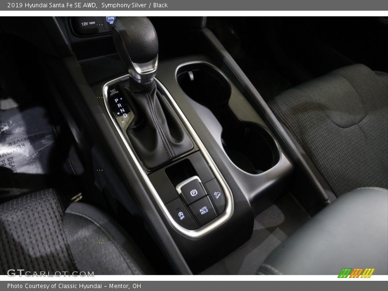 Symphony Silver / Black 2019 Hyundai Santa Fe SE AWD