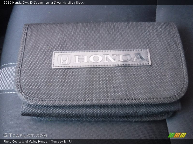 Lunar Silver Metallic / Black 2020 Honda Civic EX Sedan