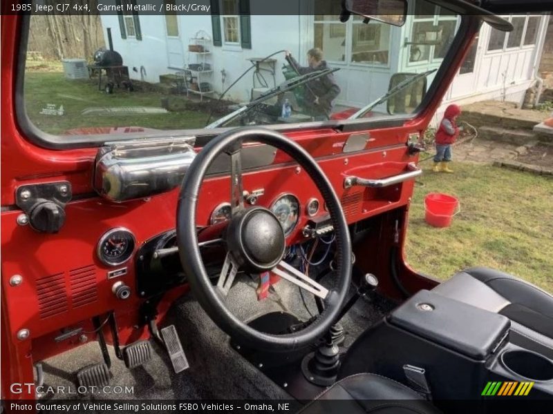  1985 CJ7 4x4 Black/Gray Interior