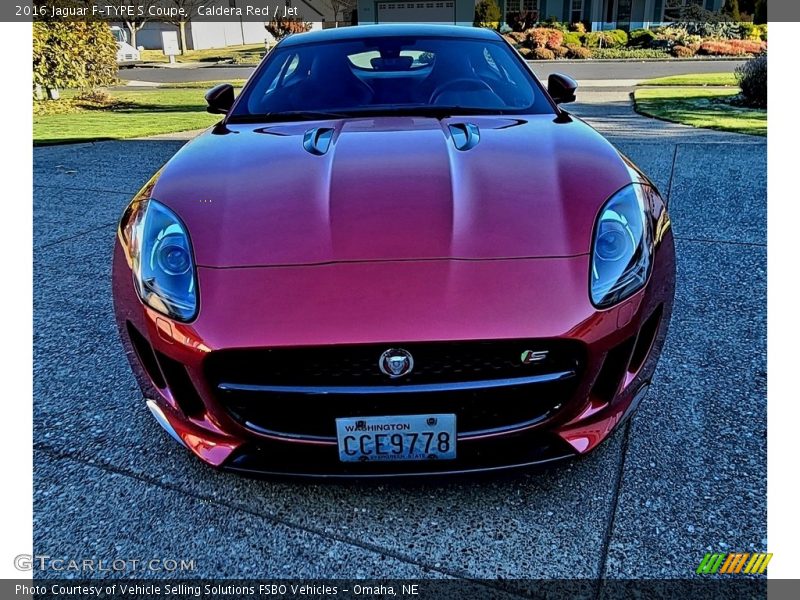 Caldera Red / Jet 2016 Jaguar F-TYPE S Coupe
