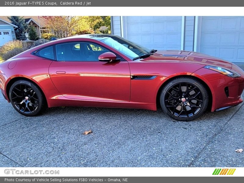 Caldera Red / Jet 2016 Jaguar F-TYPE S Coupe
