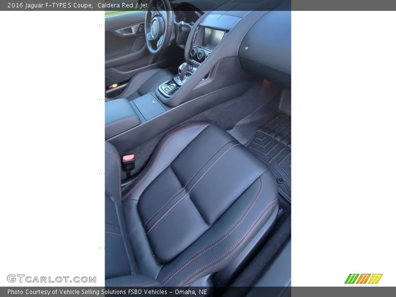 Caldera Red / Jet 2016 Jaguar F-TYPE S Coupe