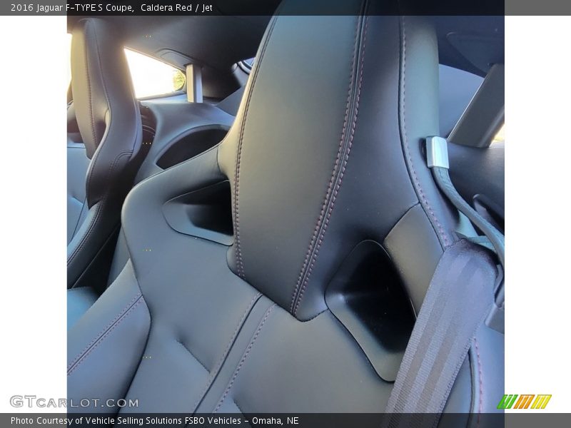 Front Seat of 2016 F-TYPE S Coupe