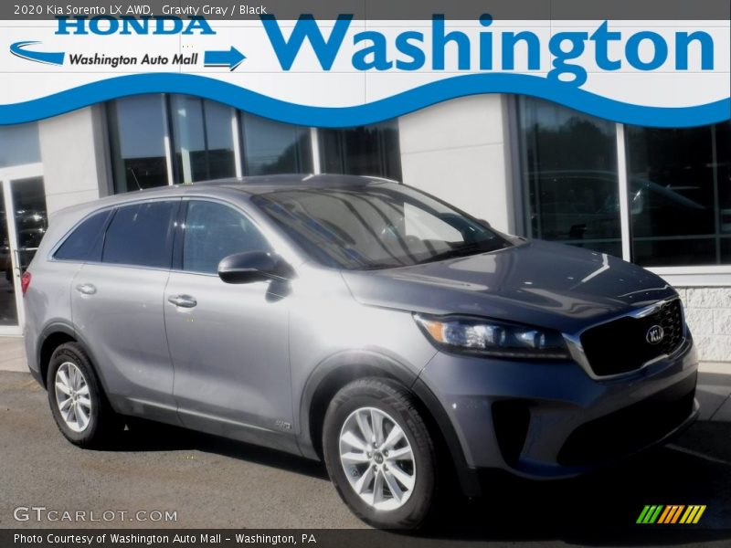 Gravity Gray / Black 2020 Kia Sorento LX AWD