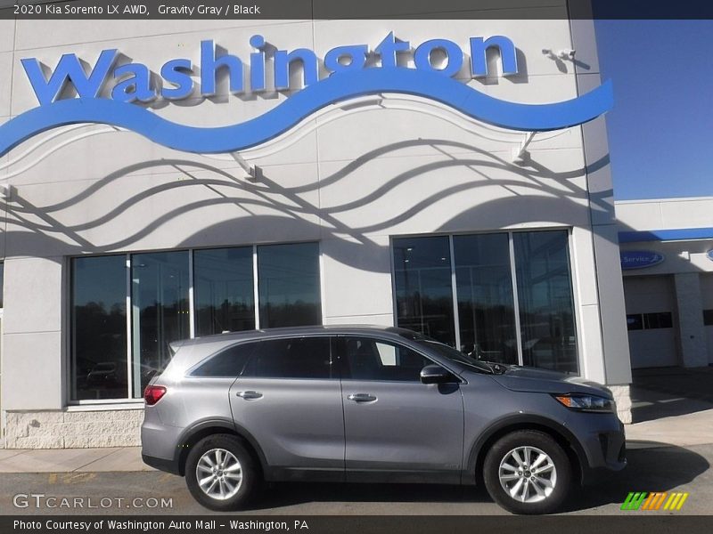 Gravity Gray / Black 2020 Kia Sorento LX AWD