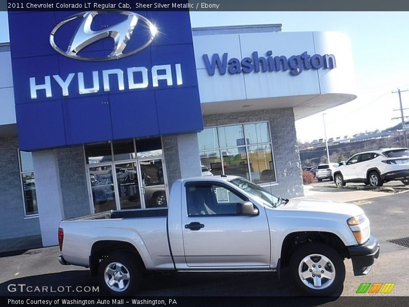 Sheer Silver Metallic / Ebony 2011 Chevrolet Colorado LT Regular Cab