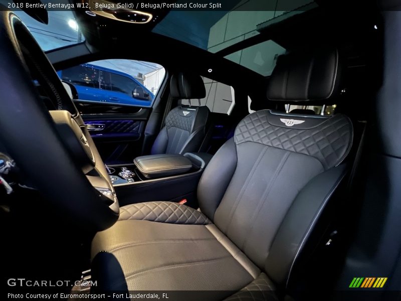 Beluga (Solid) / Beluga/Portland Colour Split 2018 Bentley Bentayga W12