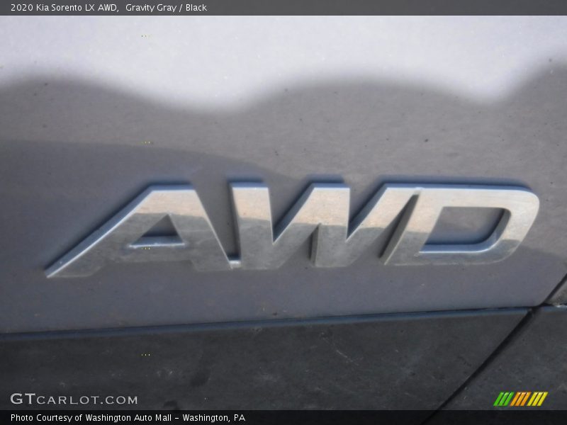 Gravity Gray / Black 2020 Kia Sorento LX AWD