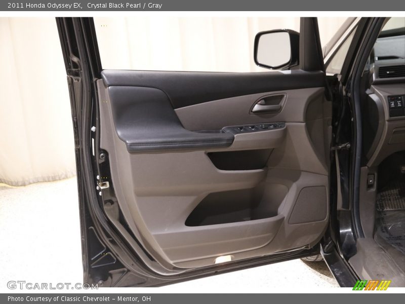 Crystal Black Pearl / Gray 2011 Honda Odyssey EX