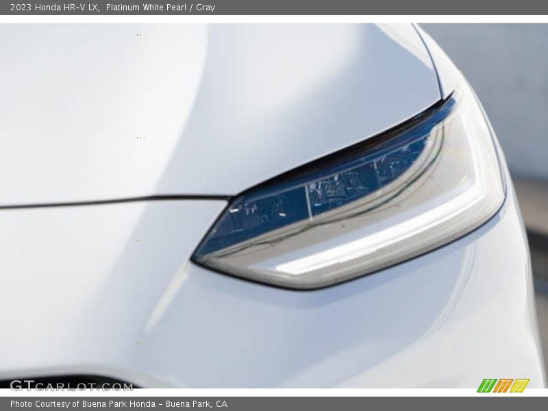 Platinum White Pearl / Gray 2023 Honda HR-V LX