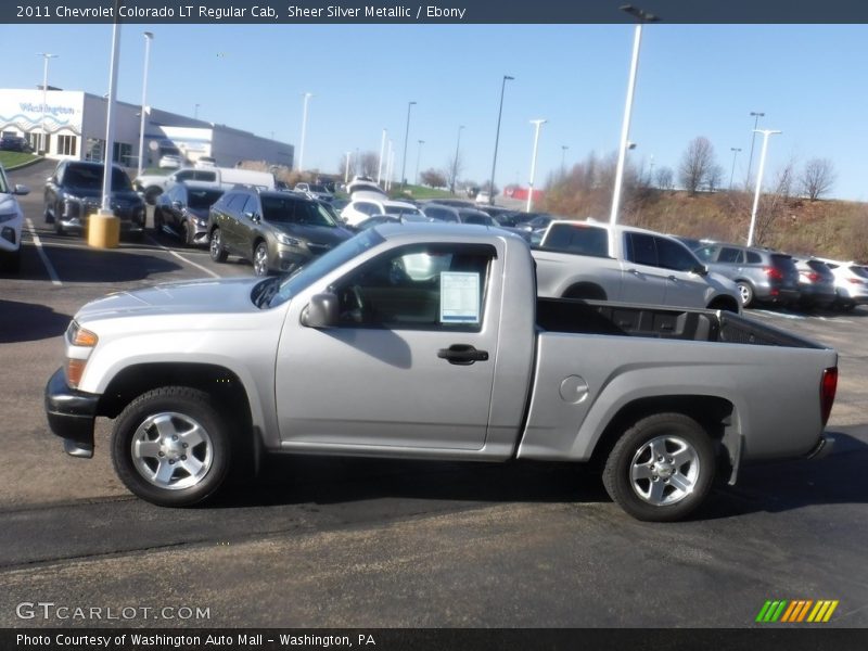 Sheer Silver Metallic / Ebony 2011 Chevrolet Colorado LT Regular Cab