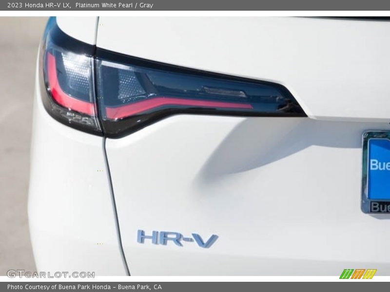 Platinum White Pearl / Gray 2023 Honda HR-V LX
