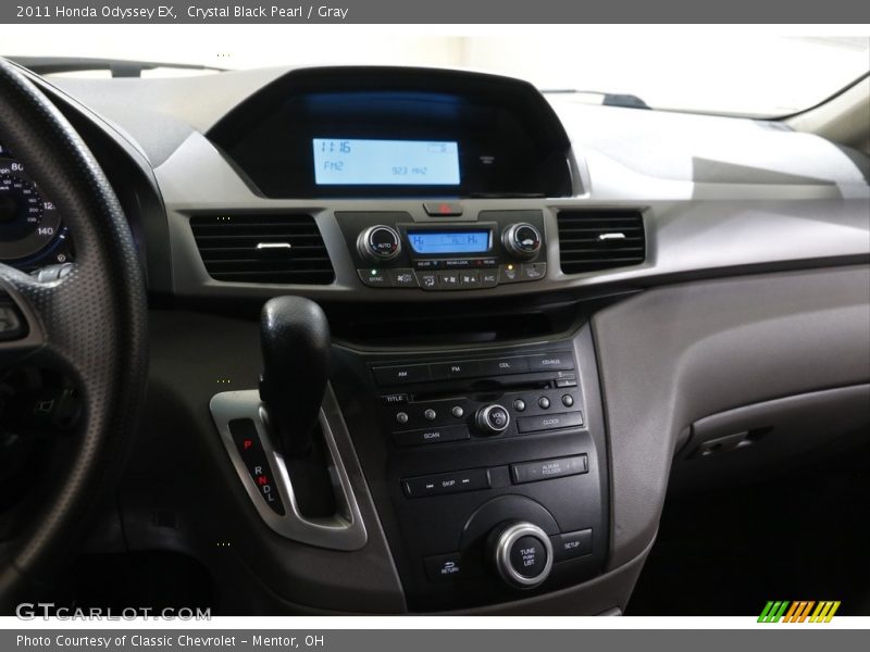 Crystal Black Pearl / Gray 2011 Honda Odyssey EX