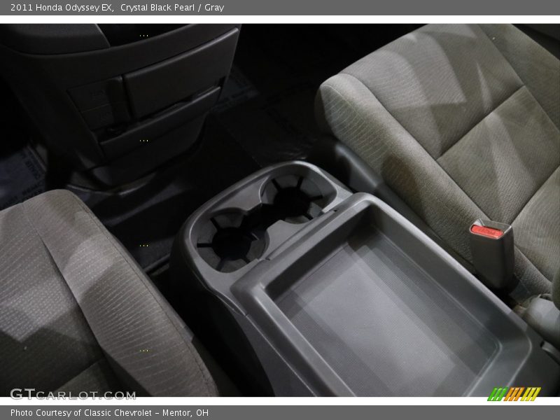 Crystal Black Pearl / Gray 2011 Honda Odyssey EX